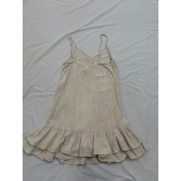 Blue Rain Ruffled Spaghetti Strap Mini Dress Size XS - Picture 3 of 5